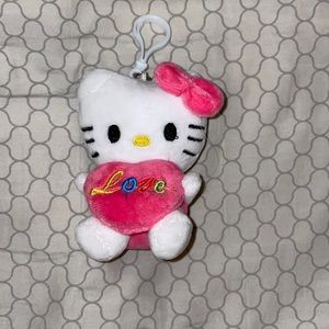 Sanrio Hello Kitty/Mimmy 4-inch Keychain Valentines Plush